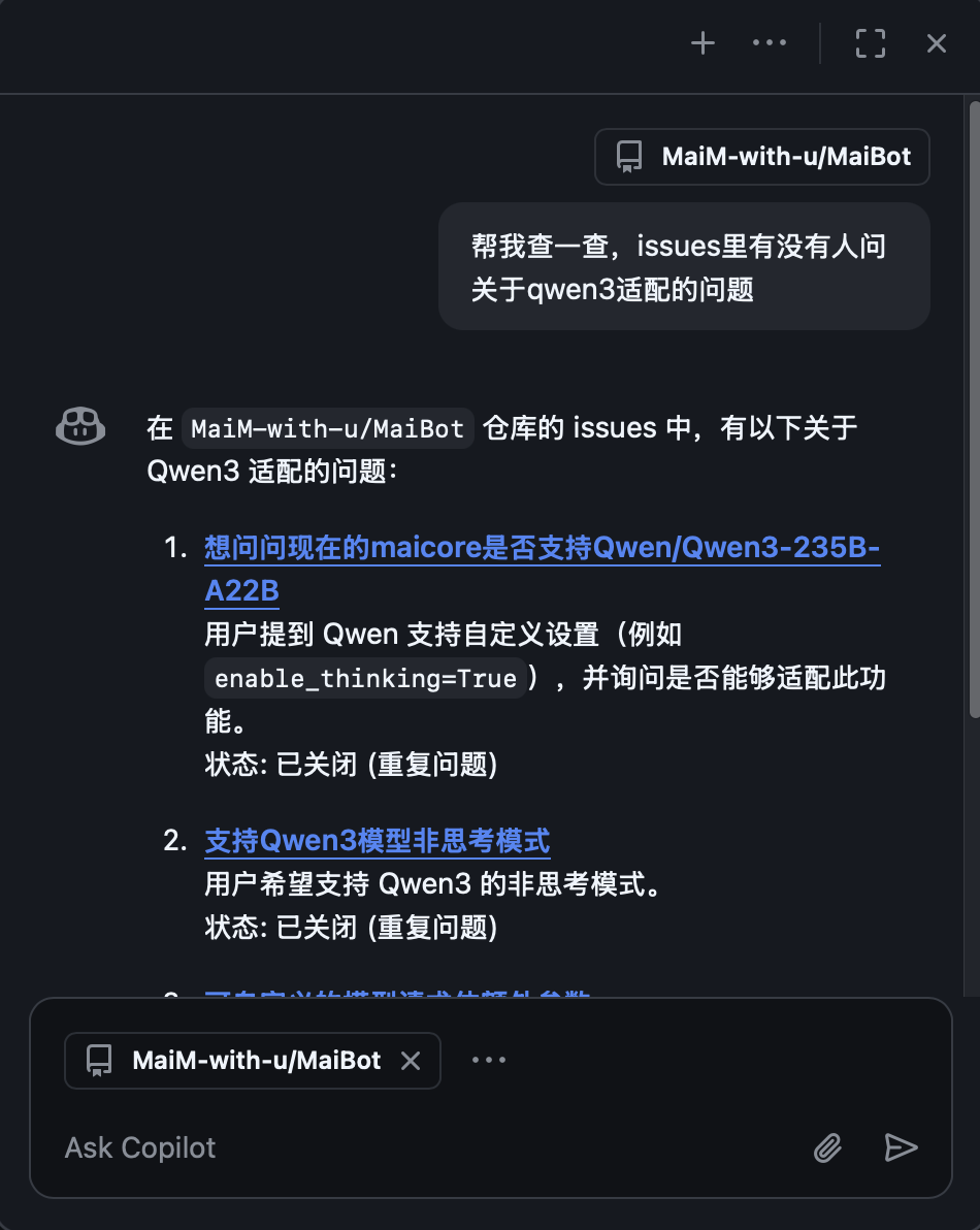 Chat with Copilot